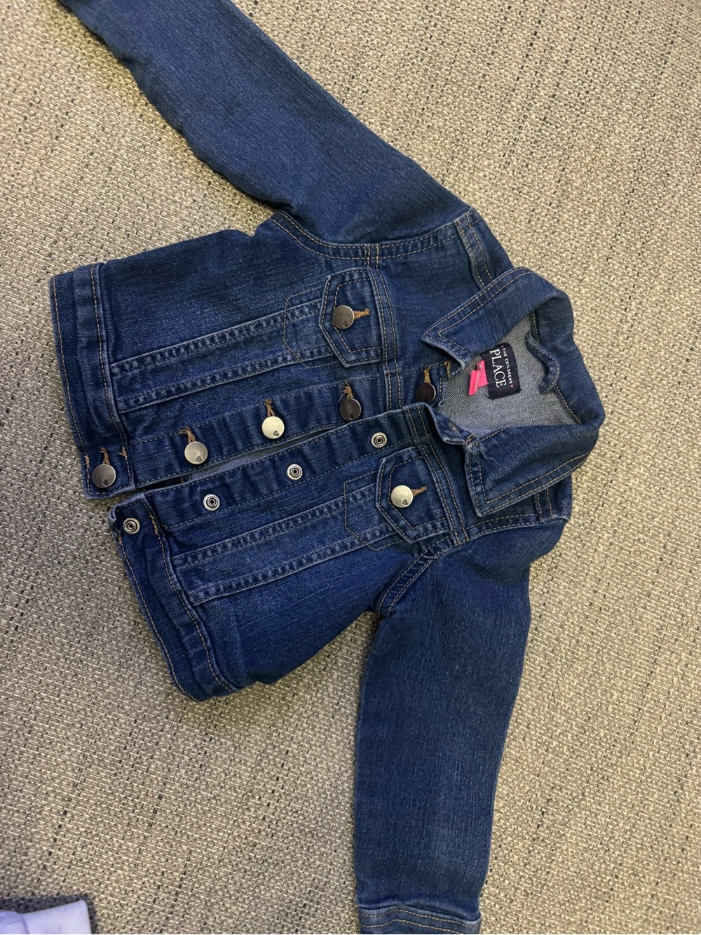 The Children's Place Dark Blue Denim Jacket for Kids